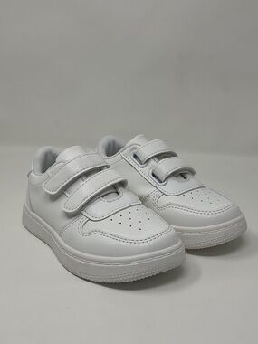 Kids White Velcro sneakers